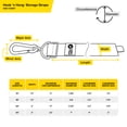 thumbnail image 6 of Hook 'n Hang Wrap-It Storage Straps 12" (3 Pack), Heavy Duty Extension Cord Holder for Garage Storage, Black, 6 of 11