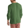 thumbnail image 3 of yillto Men Sweater Lightweight Crew Neck Long Sleeve Pullover Top Soft Knit Fall Winter Warm Sweaters, 3 of 3