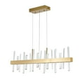 thumbnail image 4 of Bethel International LED Chandelier Gold Stainless Steel & Crystal, 4 of 5