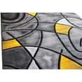 thumbnail image 4 of YHSF Modern Contemporary Area Rug for Living Room, Bedroom, and Office – Elegant Thick Carpet for Dining Room, Kitchen, & Hallways – Washable - Home Decor - Water Repellent - Yellow (5x7 Feet), 4 of 5