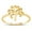 Yellow Gold-Tone, variant on Sterling Silver Vicrotian Tree of Life Ring Size 8