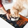 thumbnail image 2 of Spider Bat Dog Food Mats for Floors Happy Halloween Absorbent Water Non-Skid 17x30 Inch Pet Food Mat Cat Mat for Food EcoFriendly Durable Pet Placemat, 2 of 7