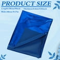 thumbnail image 2 of Tela de spandex holográfica azul brillante, 1,1 yardas × 59 pulgadas, tela elástica de poliéster y spandex brillante, 2 of 9
