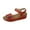 Red, variant on Sandals for Women Women's New Plus-size Hollowed-out Flower Platform One-line Buckle Wedge Sandals