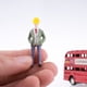 thumbnail image 2 of ColoMX 10 Uds. Sombrero de construcción en miniatura casco de muñeca casco de seguridad modelo decoración de casco sombrero de muñeca, 2 of 8