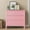 Pink, variant on Superjoe 6 Drawer White Dresser for Bedroom, Modern Storage Chest, Silent Slide & Waterproof Lacquered Desktop, Wood Side Organizer Cabinet for Living Room, Study Room