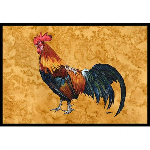 Carolines Treasures 8651MAT Tapis Intérieur Ou Extérieur 18 x 27 Po. Coq