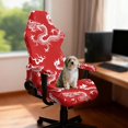 thumbnail image 4 of HELLHERO Dragon Pattern 4 Pcs Gaming Chair Cover with Arms for Gamer, Spandex Office Chair Covers Slipcovers Decorative Non Slip Armrest Covers for Home Office, 4 of 10