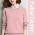 thumbnail image 2 of CAILDANL False Collar Peter Pan Blouse Detachable Choker Necklace Faux Collar, 2 of 6