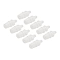 thumbnail image 3 of Reducing Straight Union Connector, 10Pcs Hose Barb Reducer Fitting,Reducing Straight Union Connector,PP Aquarium Air Pump Adapter, Hosepipefitting, 3 of 8