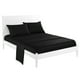 thumbnail image 5 of Conjunto de Sábanas de Cama Conjunto de Sábanas de Cama de Cuatro Piezas, Textiles para el Hogar, Sábanas de Imitación de Satén de Color Sólido, 5 of 6