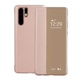 thumbnail image 1 of Flip Cover Leather Phone Case For Huawei P30 P40 Pro P30pro P20 Lite P10 Plus P 30 20 10 P10plus P20lite P20pro Smart View Case Gold For Huawei P10 Plus, 1 of 6