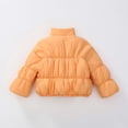 thumbnail image 2 of Jalioing Toddler Girls Puffer Jacket Winter Thermal Long Sleeve Stand Collar Puffy Coat Fashion Cute Outerwear with Pocket, 2 of 5