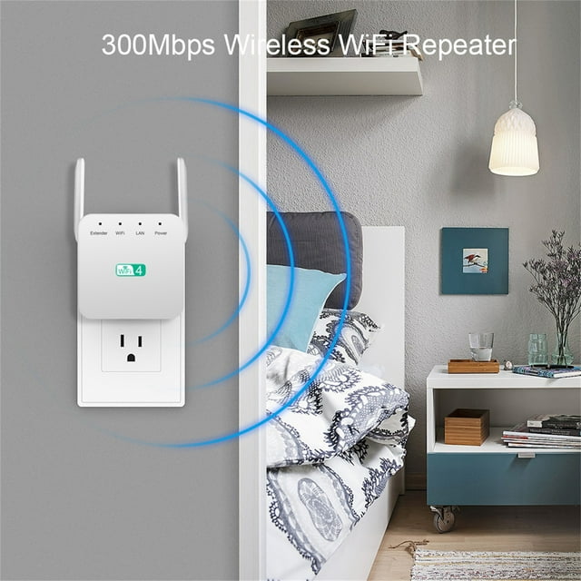 Accesorios para computadora, el más nuevo extensor de WiFi, amplificador de WiFi, amplificador de WiFi que cubre hasta 3800 pies cuadrados y 45 dispositivos, amplificador de Internet con puerto Ethern