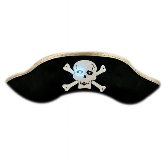 Blinkee 1455020 LED Pirate Hat with Flashing Skull