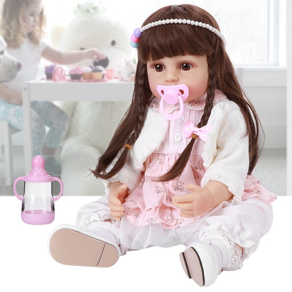 Muñeca Bebé De Silicona Realista, Juguete Posable Flexible Para Niños, 55 Cm