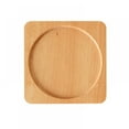 thumbnail image 1 of Wooden Bamboo Tea Coffee Cup Pallet Mat Mug Bowl Beech Pad Coaster Holder, 1 of 5