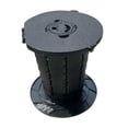thumbnail image 1 of Taburete De Inodoro Portátil Strade Fareast Limited Bote De Basura Orinal Ligero Multiusos Negro Con Luz, 1 of 8