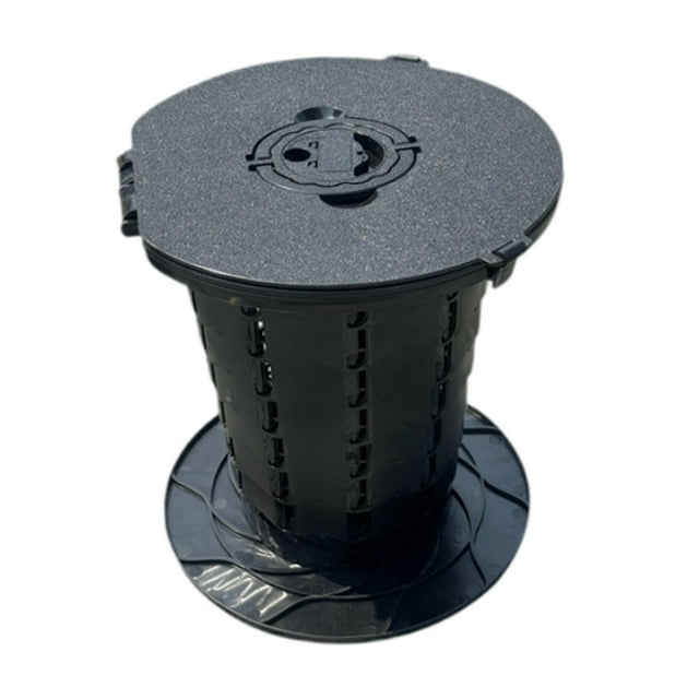 Taburete De Inodoro Portátil Strade Fareast Limited Bote De Basura Orinal Ligero Multiusos Negro Con Luz