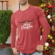 thumbnail image 1 of Amzcrzy - Sudadera Para Hombre, Deportiva, Fitness, Para El Hogar, Pijama Navideño Estampado, Camiseta De Manga Larga, Cuello Redondo, Color Rojo, Xl, 1 of 4