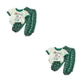 thumbnail image 1 of Guardurnaity Conjunto de ropa bonita para niñas y niños, camiseta de conejo de dibujos animados, pantalones holgados con insectos, ropa informal cien 2piezas, 1 of 6