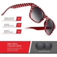thumbnail image 3 of Polka Dot Retro Fashion Sunglasses for Women Trendy Vintage 50s UV Protection Sun Glasses, 3 of 6