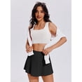 thumbnail image 3 of TRYSIL Women's Tennis Skirts High Waisted Athletic Golf Skirt Workout with Pockets,Size(XS-2XL), 3 of 7