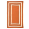 thumbnail image 2 of Colonial Mills 2' x 9' Tangerine Orange Rectangular Modern Braided Area Throw Rug, 2 of 2