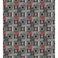 thumbnail image 3 of Ambesonne Ethnic Duvet Cover Set, Aztec Ornament Lace, King, Grey Vermilion Brown, 3 of 3