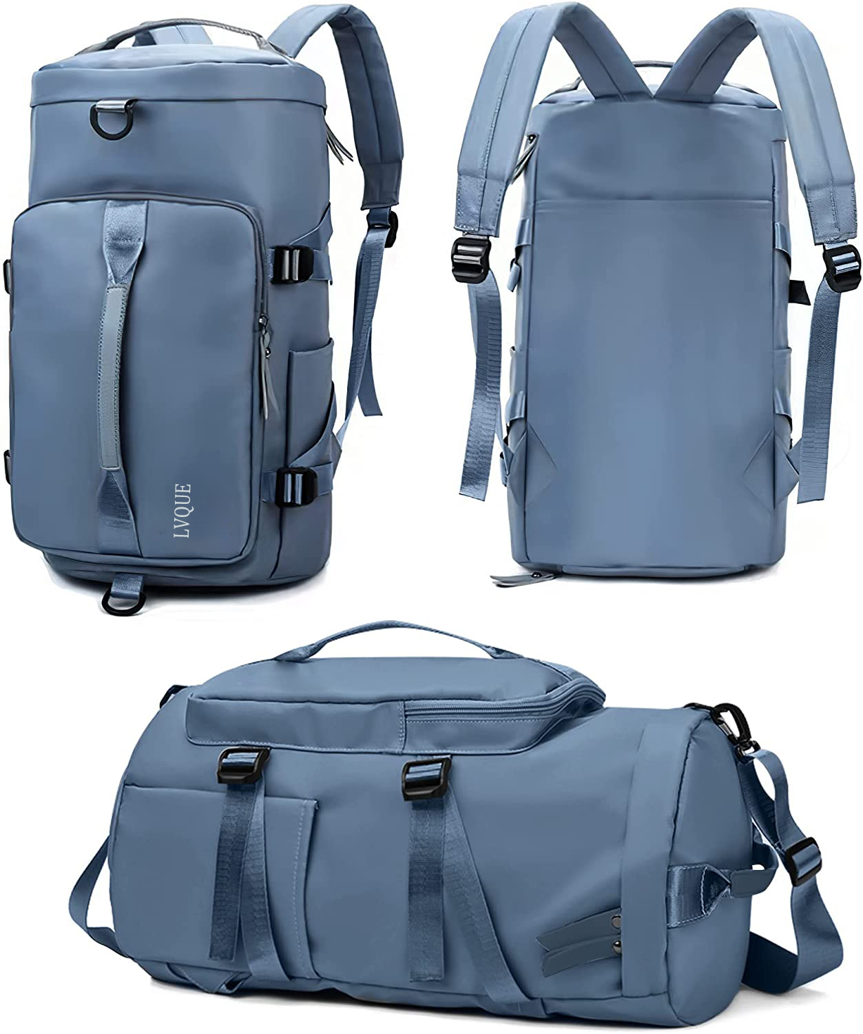 Gym Bag for Men Women Sports Duffel Backpack Travel Weekender Bag with ...