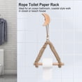 thumbnail image 4 of BIMZUC Hemp Rope Toilet Paper & Towel Holder – Boho‑Style, No‑Drill Hanging Rack for Bathroom & Kitchen, 4 of 5