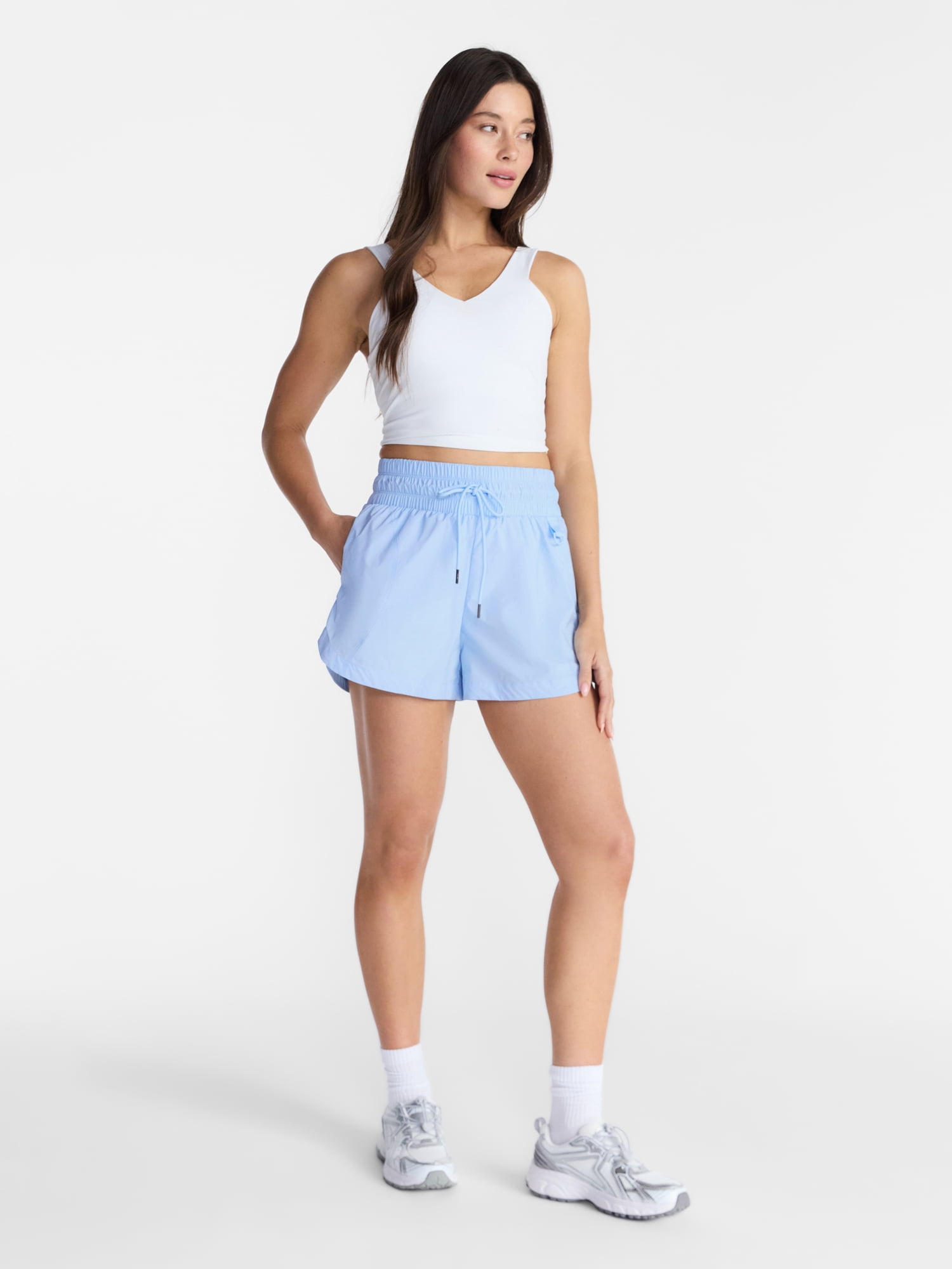 Avia Women's Hike Run Shorts, 4'' Inseam, Sizes XS-XXXL