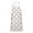 White Cow Dot, variant on White Cow Face Pattern Apron-Garden Aprons for Women with Pockets-Cotton Linen Waterproof Kitchen Cooking Gardening Aprons Adjustable for Kitchen,Cooking,BBQ and Salon 33x27 Inch
