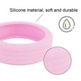 thumbnail image 2 of Protector de ruedas de equipaje Fundas protectoras de silicona para ruedas de equipaje, Protector de ruedas para equipaje de mano, color rosa, 8 Uds., 2 of 6