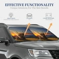 thumbnail image 4 of Naloa Yak 2 Piece Foldable Car Sun Shades, Car Windshield Sunshade, Front Window Sunshade for Car, Truck, SUV - Small, 4 of 7