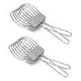 thumbnail image 1 of Pinza para Rebanadas de Acero Inoxidable, Pinza para Carne, Divisor de JamóN, Caliente, Divisor de JamóN, Pinza para Pan, Pinzas para Cortar Frutas y Verduras, 1 of 5
