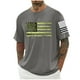 thumbnail image 1 of Tops para hombre, blusas y camisas de cuello redondo y manga corta para hombre, blusas casuales de cuello redondo con estampado de moda para hombre, blusas de cuello redondo y manga corta, camisas par, 1 of 5