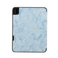 thumbnail image 2 of SaniMore Tri-fold Stand Case for iPad 10th Generation 10.9" 2022, PU Leather Marble Case Shockproof TPU Back [Auto Wake/Sleep + Pen Holder] Full Protective Fashion Tablet Case for iPad 2022, Blue, 2 of 7