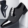 thumbnail image 2 of Zapatos de hombre de primavera y otoño, zapatos de vestir de negocios de talla grande para jóvenes, zapatos de cuero para hombres, 2 of 6