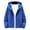 Dark Blue, variant on APEXFWDT Men's Plus Size UV Protection Windbreaker 1X-5XL - Lightweigth Zip-up Hoodie with Secure Pockets Outdoor Commuter Jacket,XXXXXL,Blue
