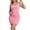 Hot Pink, variant on Sakmal Square Neck Nightgowns Women Plus Size Chemises Beige Sleeveless Nightgowns for Women M