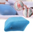 thumbnail image 4 of Inflatable Foot Rest Pillow Leg Knee Support Cushion Wedge Pillow for Office Home Travel Use, 4 of 7