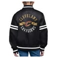 thumbnail image 2 of Youth-Starter  Black Cleveland Cavaliers Printed Logo Varsity Satin Full-Snap Jacket, 2 of 2