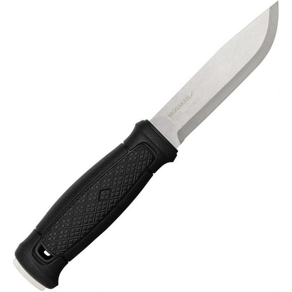 Morakniv Garberg Sandvik Stainless Steel Full-Tang Fixed-Blade Survival Knife with Sheath and Fire Starter, 4.3 Inch