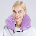 thumbnail image 2 of UNTERING Travel Neck Pillow with Clothes Stuffable Travel Pillow Stuffable Neck Pillow Fillable Neck Pillow for Airplanes Travel, 2 of 7