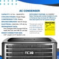 thumbnail image 4 of ACiQ 1.5 Ton 15.2 SEER2 96% 60000 BTU Propane Gas Furnace & Air Conditioner System - R32, Single Stage, Upflow | Central Split, Evaporator Cased Coil, AC/Heating Unit, 4 of 9