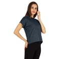 thumbnail image 3 of Inkmeso T-shirt à Épaules Tombantes et Col Rond pour Femmes, Coupe Décontractée pour l'Été, 3 of 7