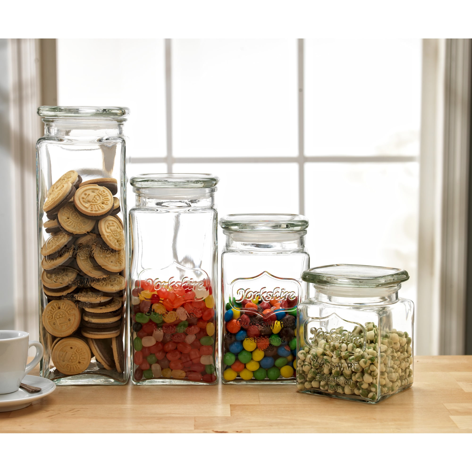 Canning Set of 4 Quart Jar Storage Boxes by VICTORIO VKP1230 Jars