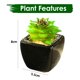 thumbnail image 2 of 4 Uds mini simulación suculentas bonsái adornos creativos flores simulación plantas verdes, 2 of 5