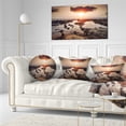 thumbnail image 3 of Designart 12" x 20" Brown Polyester Throw Pillow, 3 of 5